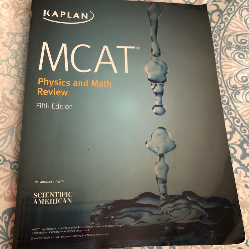 Kaplan MCAT Physics & Math Review textbook